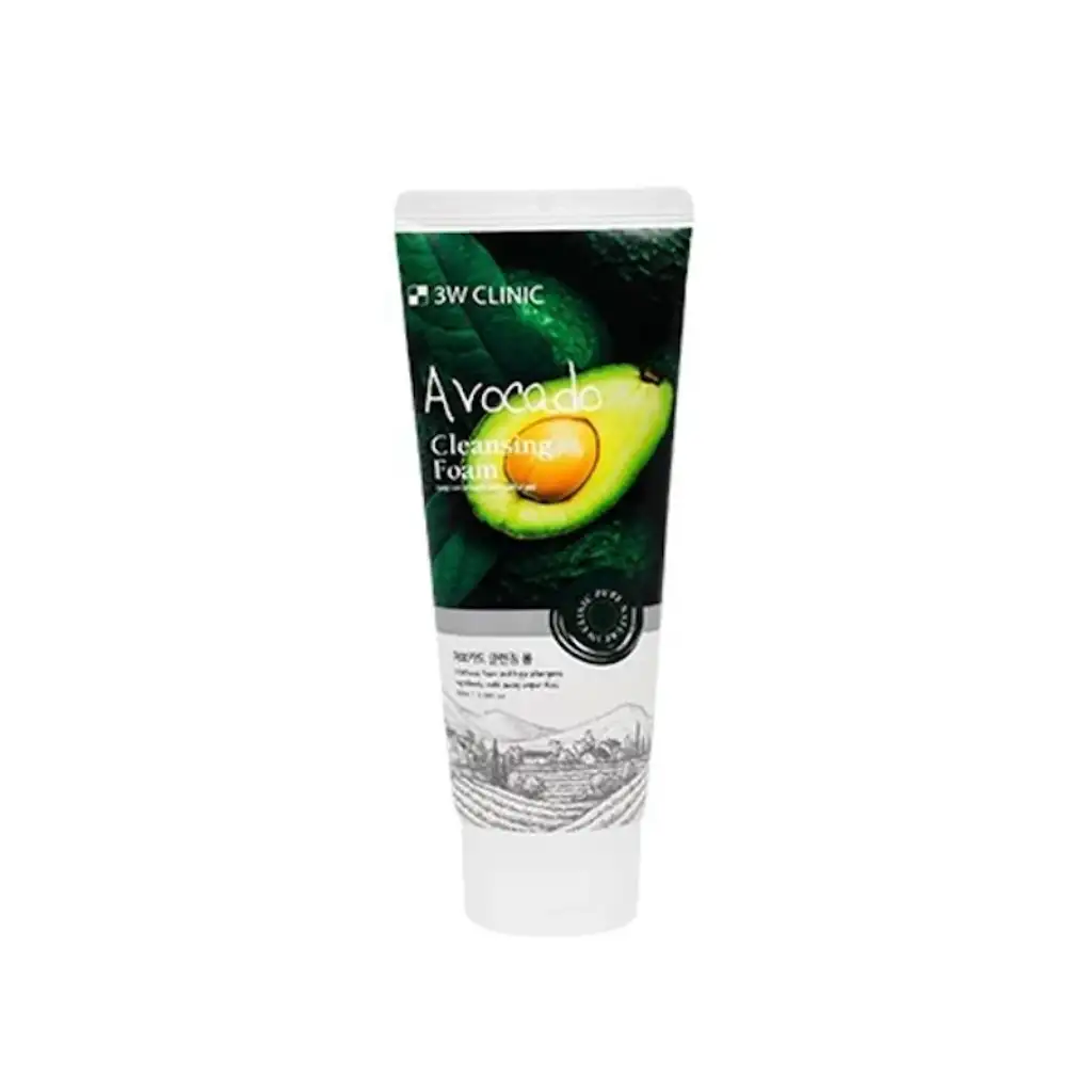 3w-Clinic-Avocado-Cleansing-Foam-–-100ml.webp 3w Clinic Avocado Cleansing Foam – 100ml - Image 1