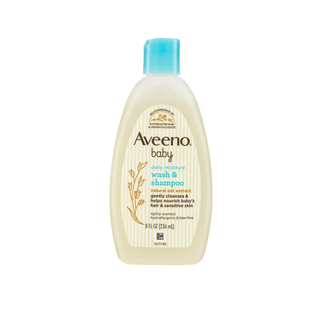 Aveeno-Baby-Daily-Moisture-Wash-Shampoo-–-236ml.webp Aveeno Baby Daily Moisture Wash & Shampoo – 236ml - Image 1