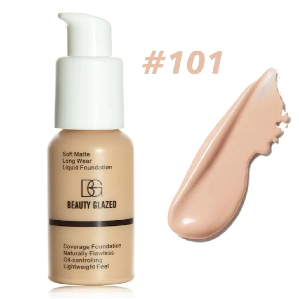 Beauty-Glazed-Foundation-Waterproof-Porcelain-101-–-30ML.webp Beauty Glazed Foundation Waterproof Porcelain 101 – 30ML - Image 1