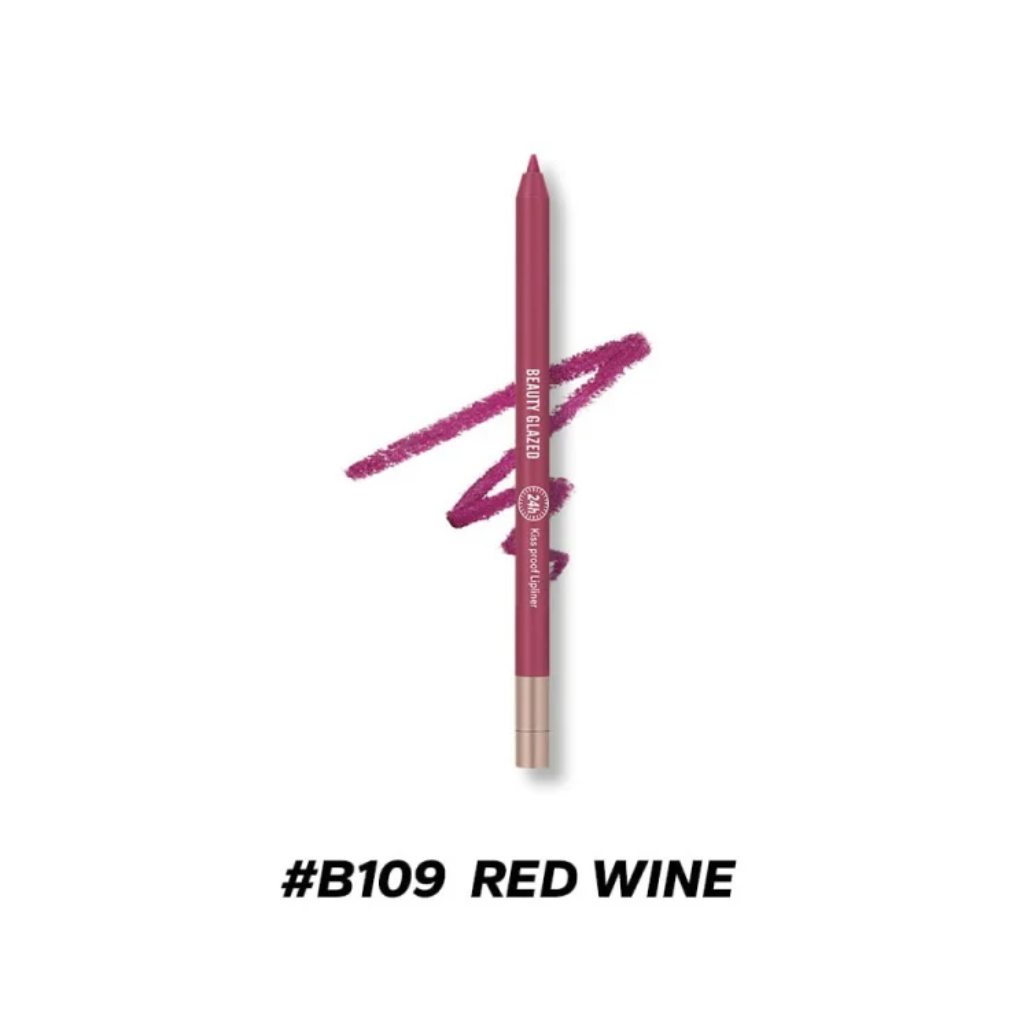 Beauty-Glazed-Lip-Liner-Waterproof-Long-Lasting-–-B109-Red-Wine.webp Beauty Glazed Lip Liner Waterproof & Long Lasting – B109 Red Wine - Image 1