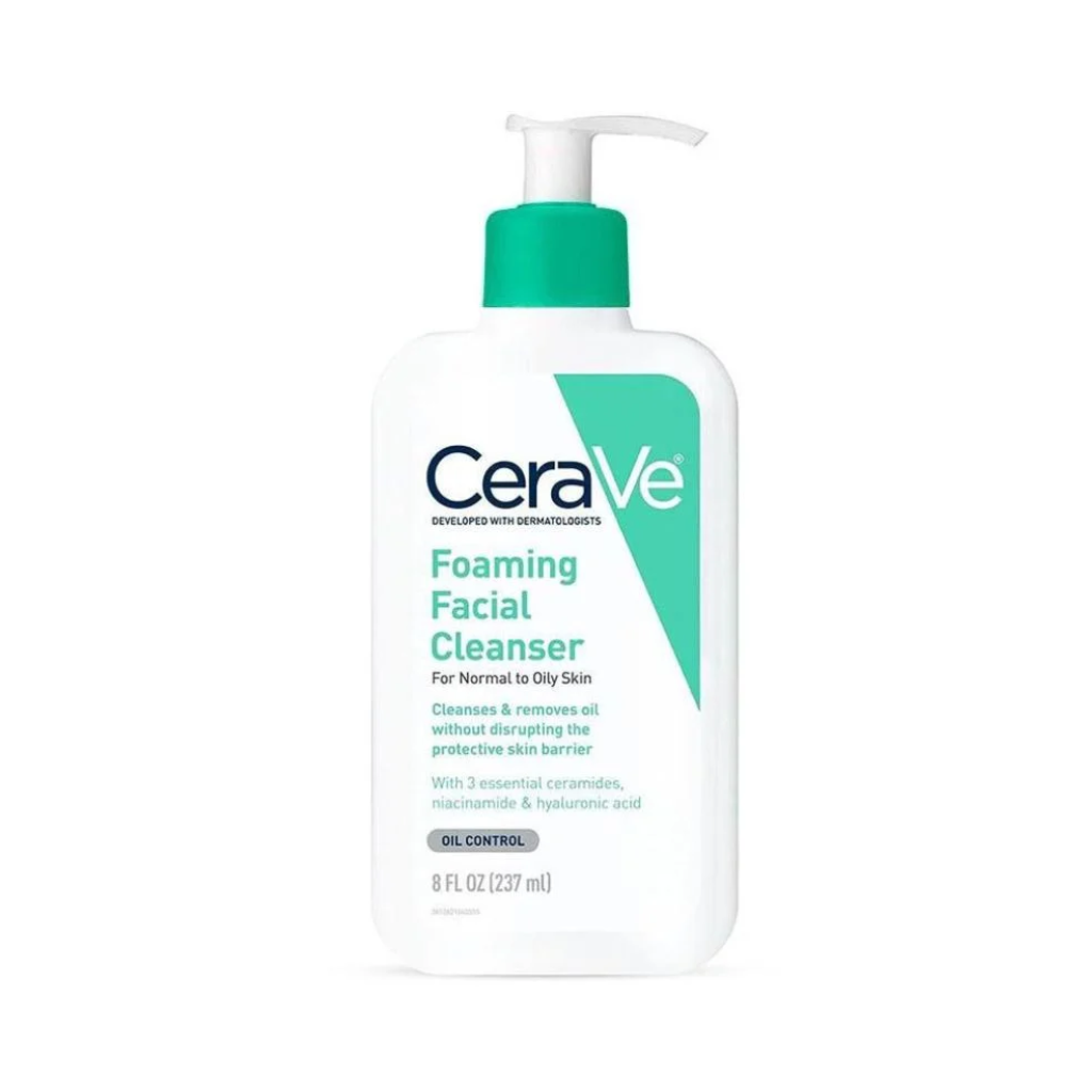 Cerave-Foaming-Facial-Cleanser-for-Normal-to-Oily-Skin-–-237ml.webp Cerave Foaming Facial Cleanser for Normal to Oily Skin – 237ml - Image 1