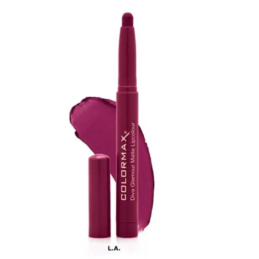 Colormax-Diva-Glamour-Matte-Lip-Color-–-L.A.webp Colormax Diva Glamour Matte Lip Color – L.A - Image 1