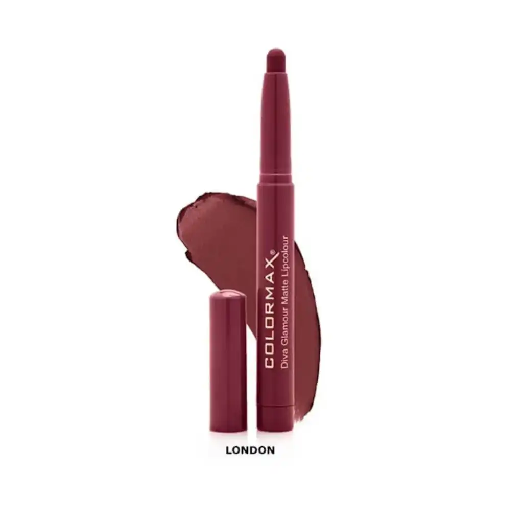 Colormax-Diva-Glamour-Matte-Lip-Color-–-London.webp Colormax Diva Glamour Matte Lip Color – London - Image 1
