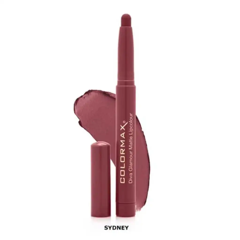 Colormax-Diva-Glamour-Matte-Lip-Color-–-Sydney.webp Colormax Diva Glamour Matte Lip Color – Sydney - Image 1