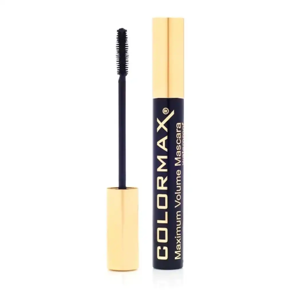 Colormax-Maximum-Volume-Mascara-Waterproof-–-Black-8ml.webp Colormax Maximum Volume Mascara Waterproof – Black 8ml - Image 1