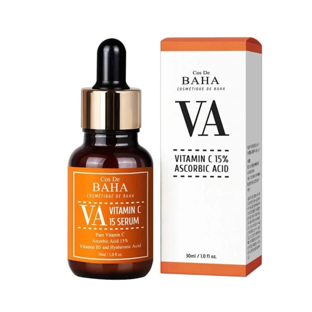 Cos-De-BAHA-VA-Serum-with-Vitamin-C-15-and-Ascorbic-Acid-30ML.webp Cos De BAHA VA Serum with Vitamin C 15% and Ascorbic Acid 30ML - Image 1