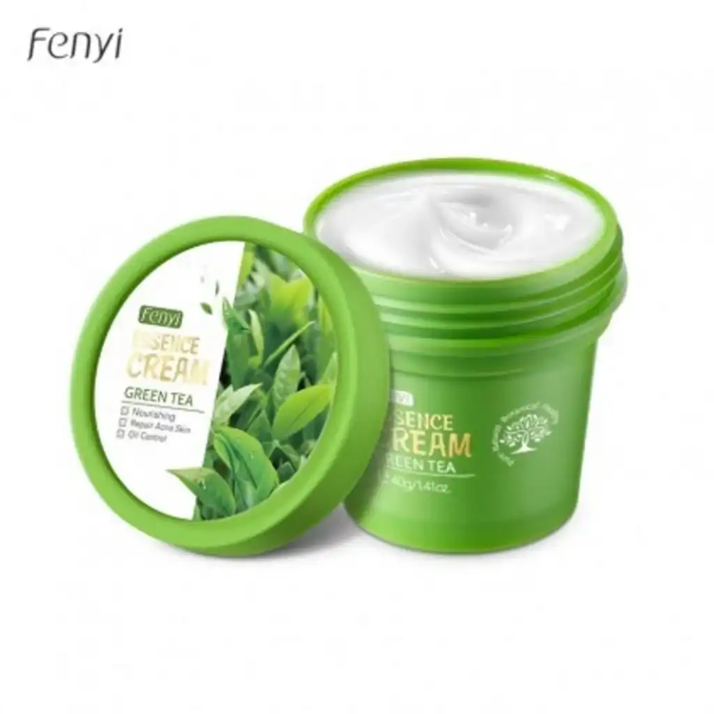 Fenyi-Green-Tea-Essence-Cream-–-40g.webp Fenyi Green Tea Essence Cream – 40g - Image 1