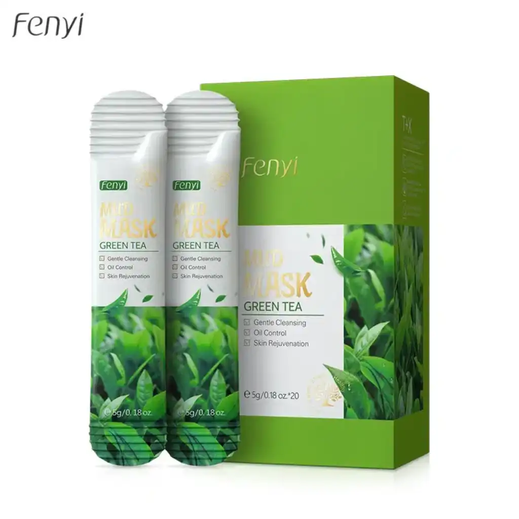 Fenyi-Green-Tea-Mud-Mask-Mini-–-5gm.webp Fenyi Green Tea Mud Mask Mini – 5gm - Image 1
