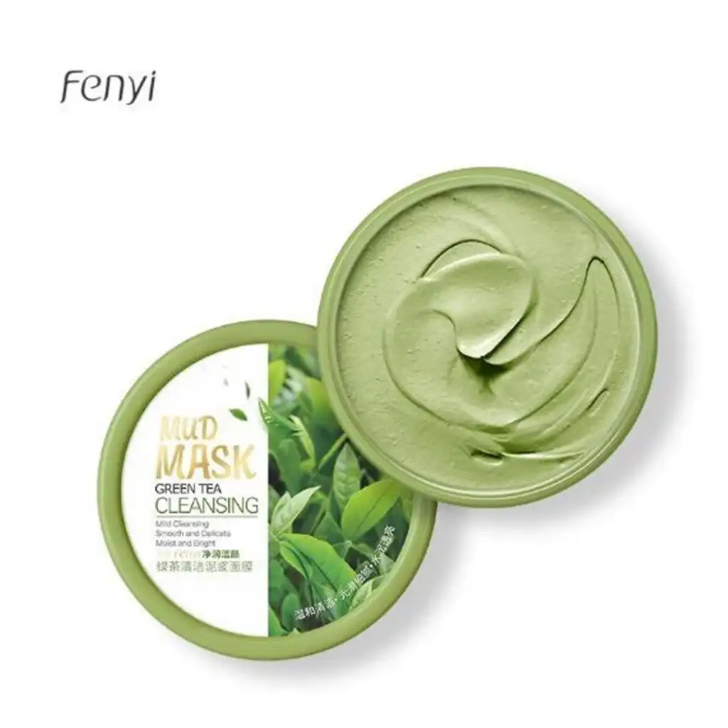 Fenyi-Green-Tea-Mud-Mask-–-100g.webp Fenyi Green Tea Mud Mask – 100g - Image 1