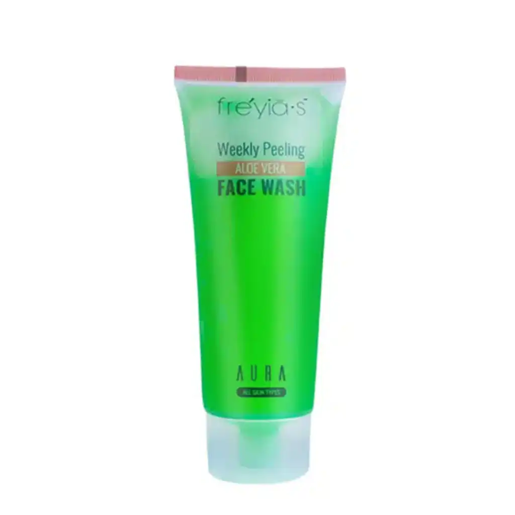 Freyias-Weekly-Peeling-Face-Wash-Aloe-Vera-–-100g.webp Freyias Weekly Peeling Face Wash Aloe Vera – 100g - Image 1