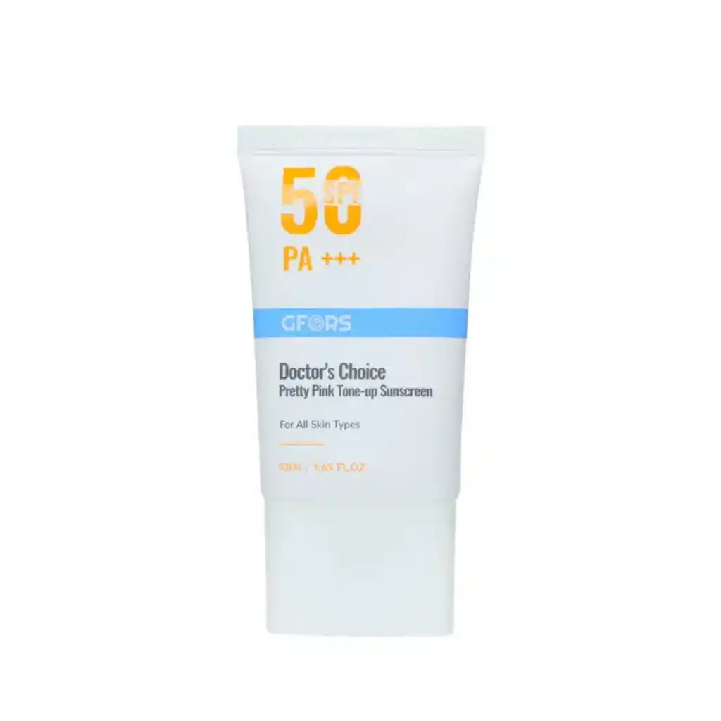 GFORS-Doctors-Choice-Pretty-Pink-Tone-up-Sunscreen-–-50gm.webp GFORS Doctors Choice Pretty Pink Tone-up Sunscreen – 50gm - Image 1