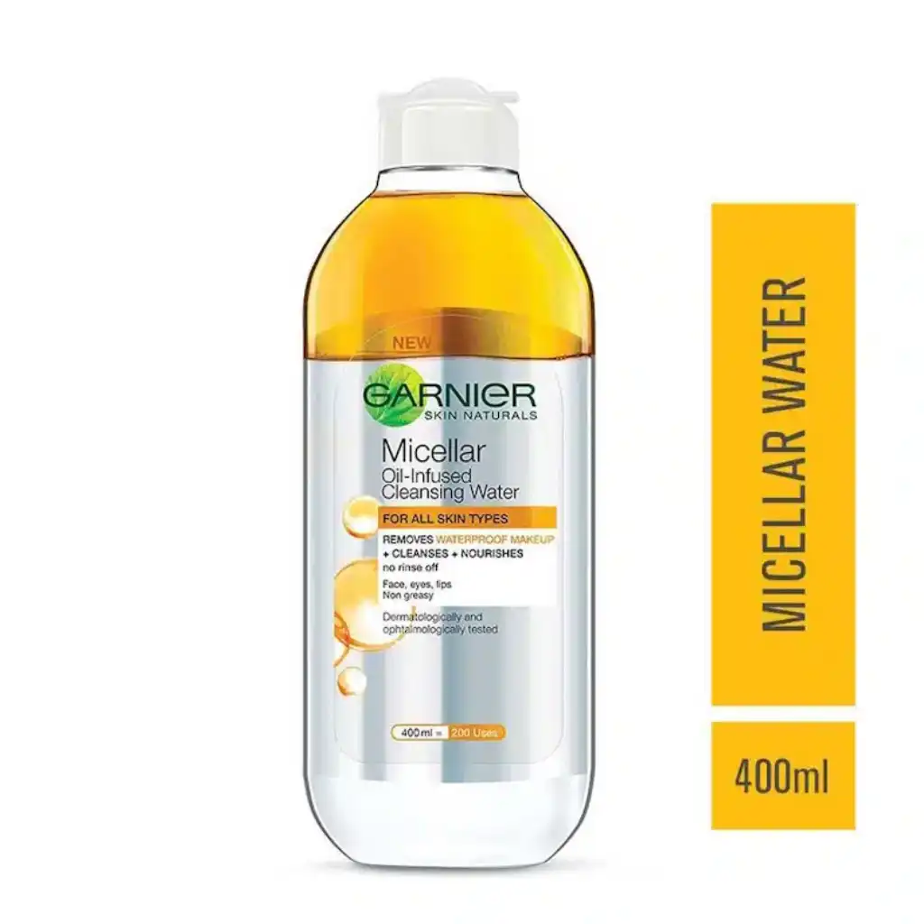 Garnier-Micellar-Cleansing-Water-in-Oil-All-in-1-–-400ml-1.webp Garnier Skinactive Micellar Water With Rose Water All-in-1 – 400ml - Image 1
