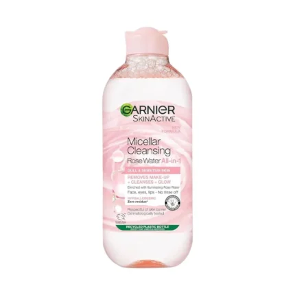 Garnier Skinactive Micellar Water With Rose Water All-in-1 – 400ml