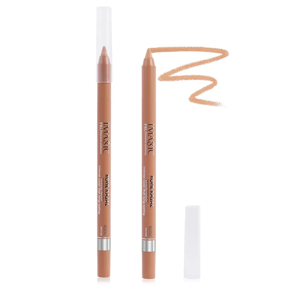 IMAGIC-Mascara-Giant-Brush-Perfect-Mascara-–-8g-Description-Makes-the-eyelashes-thicklongcurled-and-make-the-color-of-the-eyelashes-more-visible.-Good-coloringquick-resultssa.webp Imagic Nude Kajal Beige Kohl Waterproof - Image 1