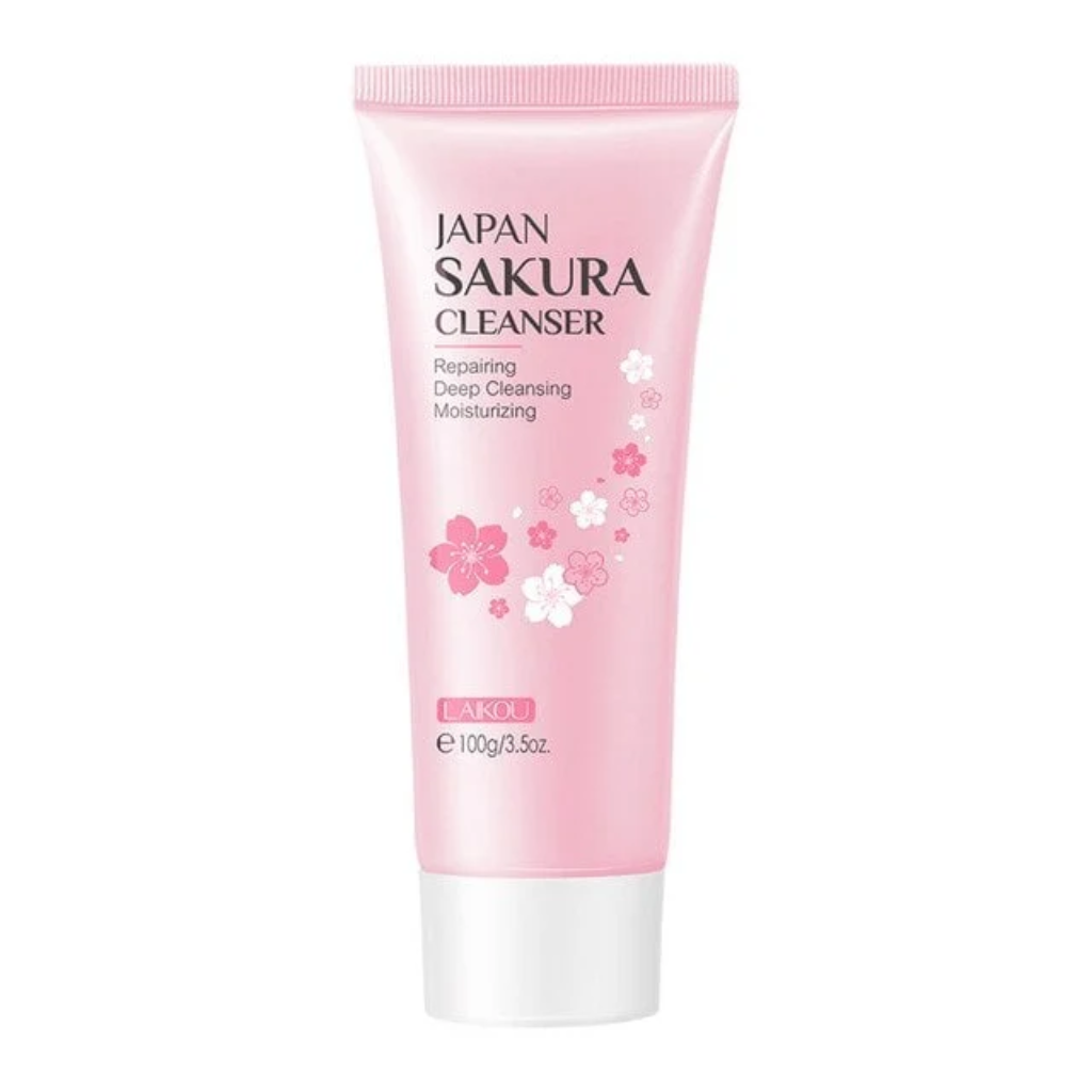 LAIKOU-Japan-Sakura-Cleanser-–-100gm.webp LAIKOU Japan Sakura Cleanser – 100gm - Image 1