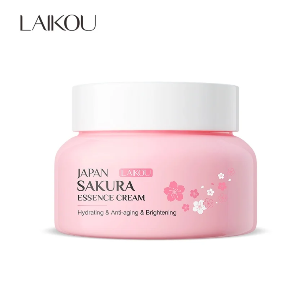 LAIKOU-Sakura-Essence-Cream-60gm.webp LAIKOU Sakura Essence Cream 60gm - Image 1