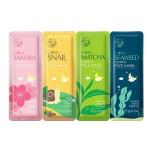 LAIKOU Sakura Matcha Seaweed Snail Sleeping Mask – 4pcs