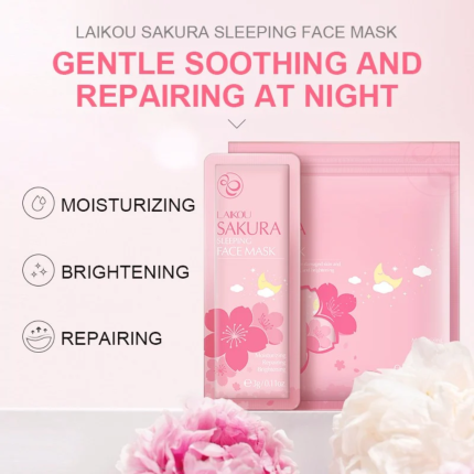 LAIKOU Sakura Sleeping Mask 3gm – 5pcs