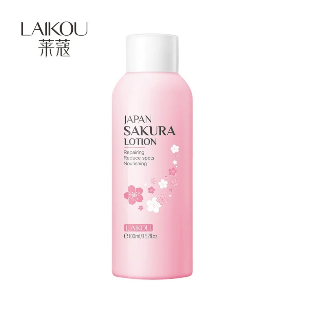 Laikou-Japan-Sakura-Lotion-Reduce-Body-Spots-–-100ml.webp Laikou Japan Sakura Lotion Reduce Body Spots – 100ml - Image 1