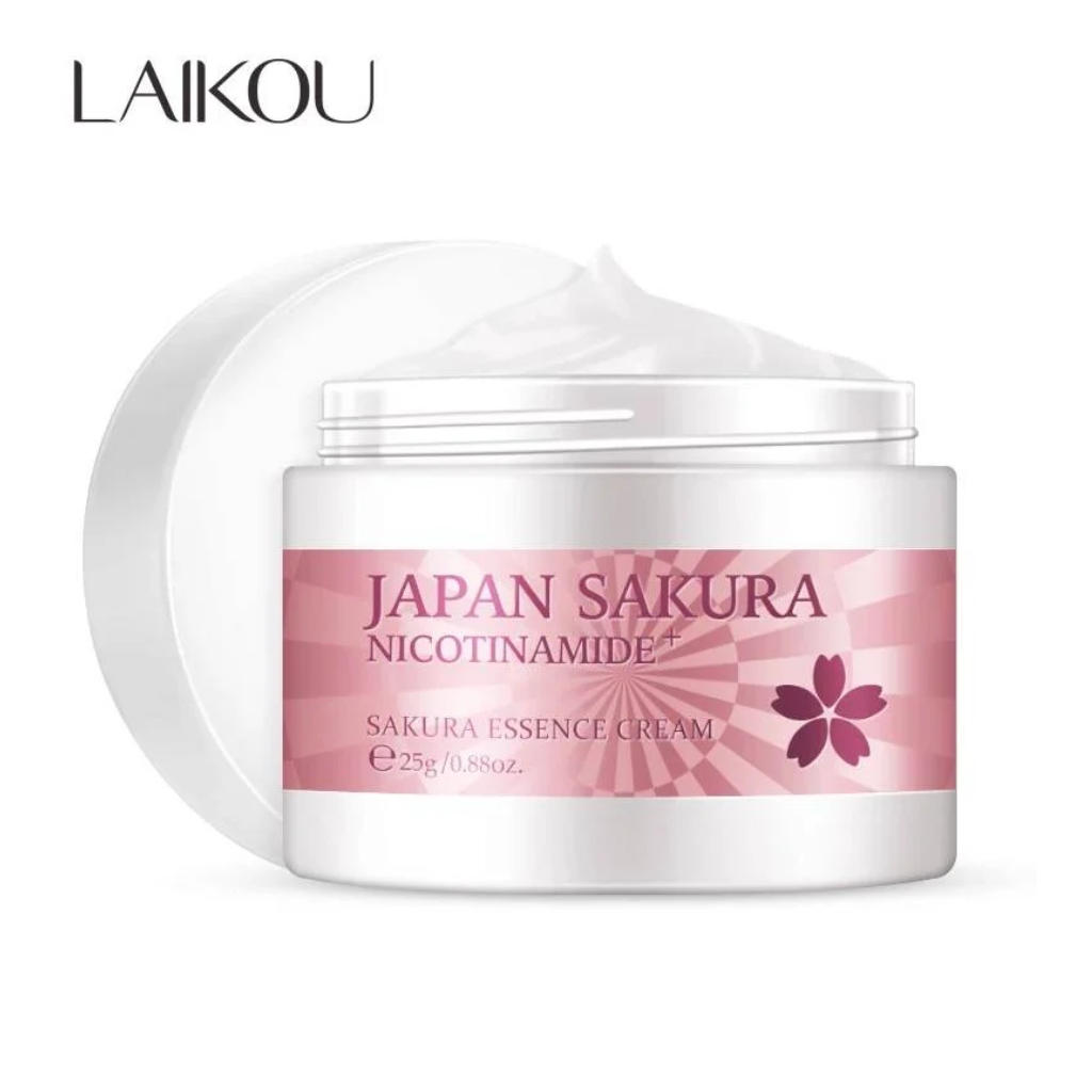 Laikou-Japan-Sakura-Nicotinamide-Cream-25gm.webp Laikou Japan Sakura Nicotinamide Cream 25gm - Image 1