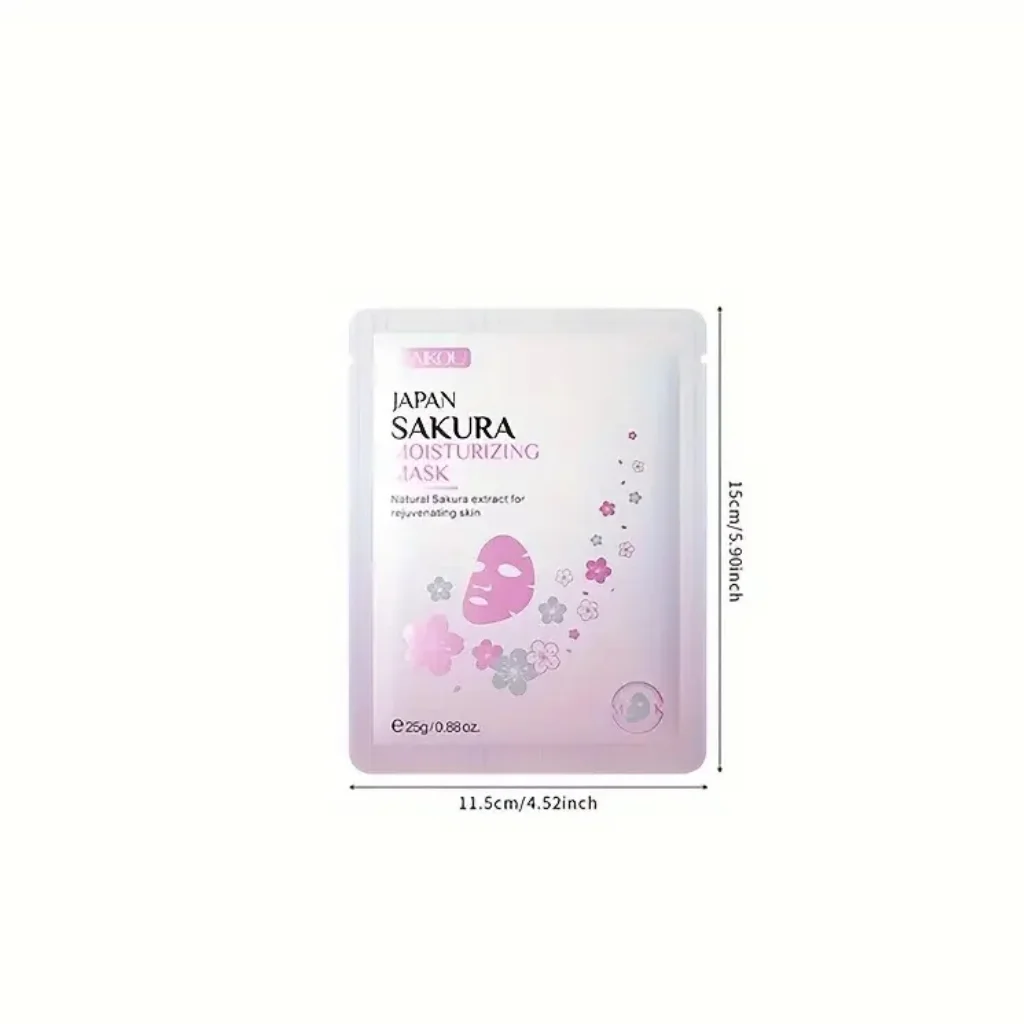 Laikou-Sakura-Moisturizing-Sheet-Mask-–-25g-1.webp Laikou Sakura Moisturizing Sheet Mask – 25g - Image 1