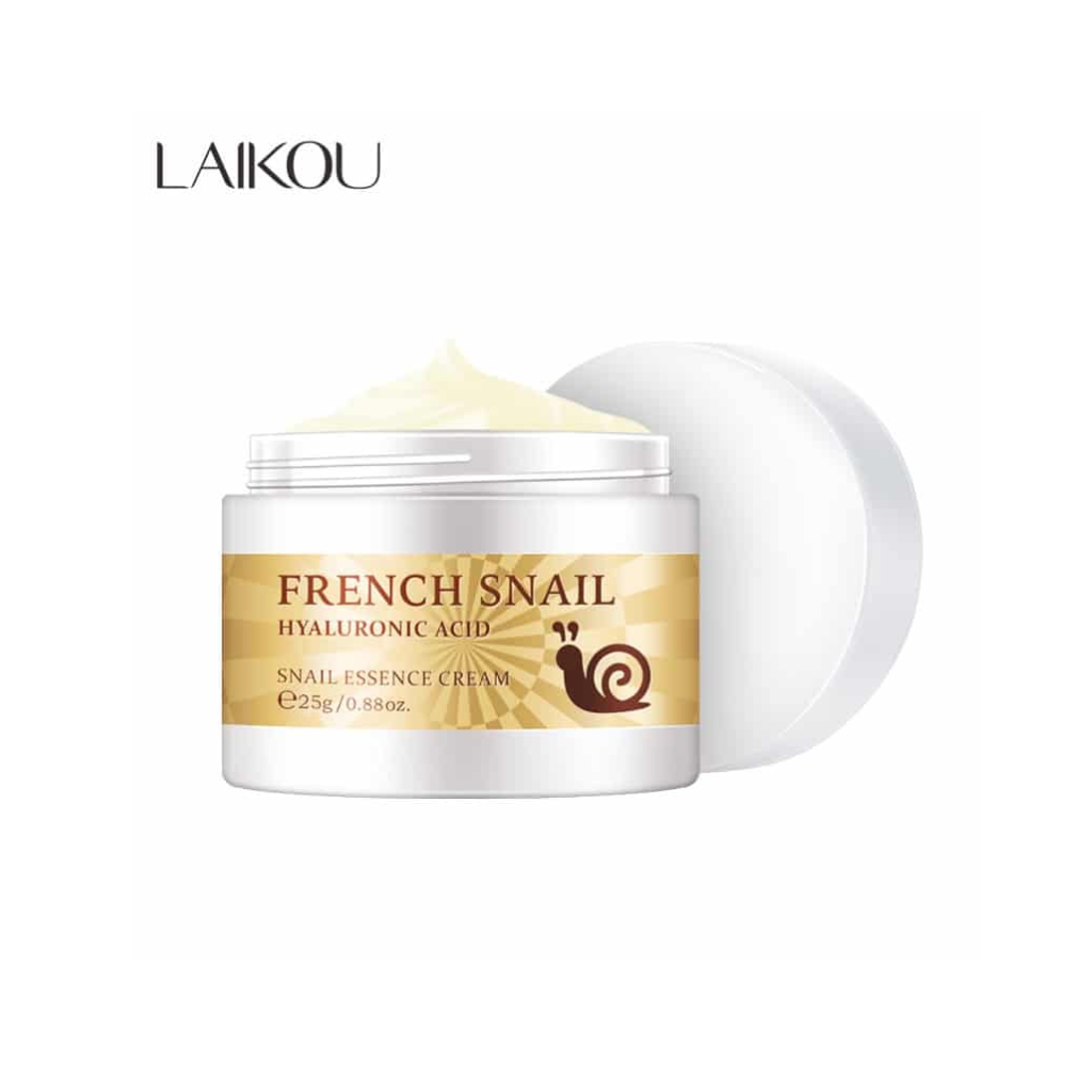 Laikou-Snail-Essence-Cream-–-25g.webp Laikou Snail Essence Cream – 25g - Image 1