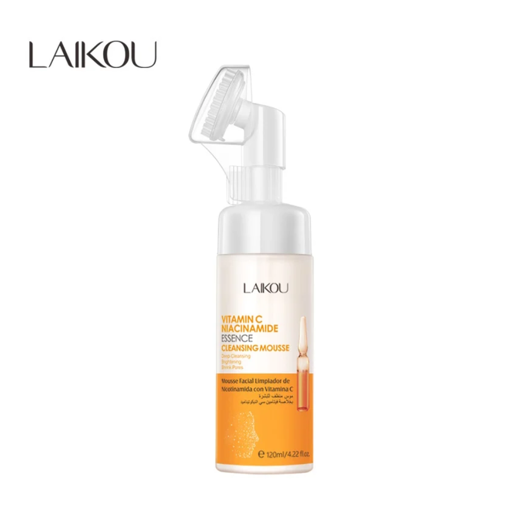 Laikou-Vitamin-C-Niacinamide-Foam-Cleanser-Mousse-–-120m.webp Laikou Vitamin C Niacinamide Foam Cleanser Mousse – 120m - Image 1