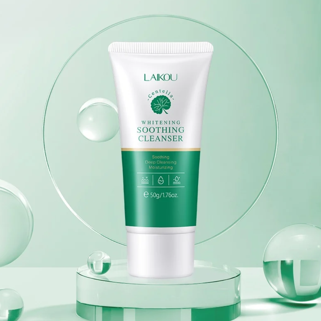 Laikou-Whitening-Soothing-Cleanser-–-50g.webp Laikou Whitening Soothing Cleanser – 50g - Image 1