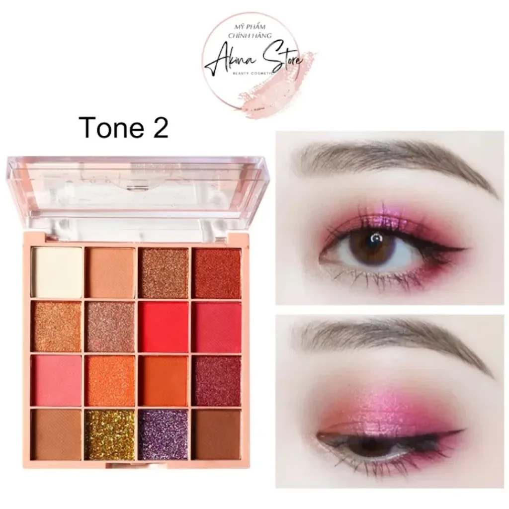 Lameila-Eyeshadow-16-color-02-Coffee-Lemon-Tea-Bag.webp Lameila Eyeshadow 16 color 02 | Coffee Lemon Tea Bag - Image 1