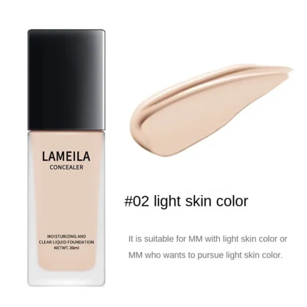 Lameila Full Coverage Foundation Light Skin 02