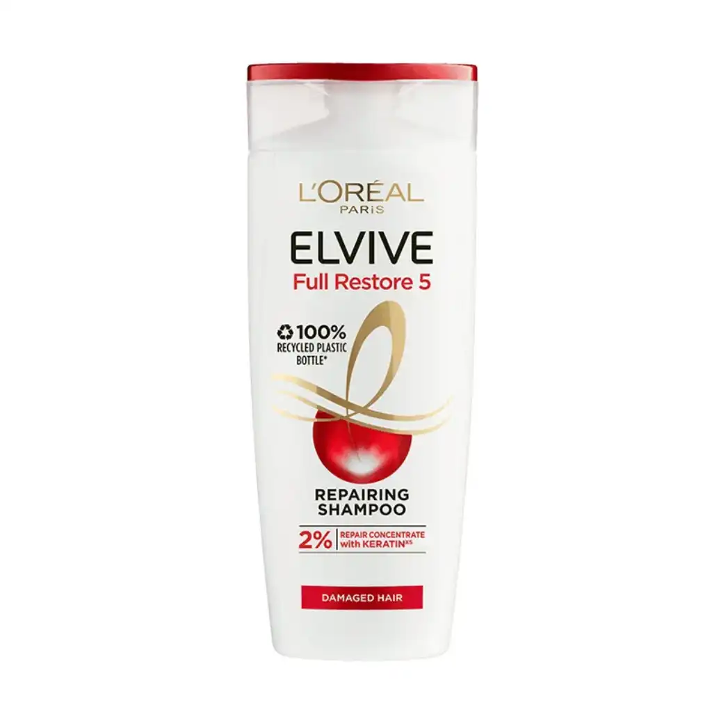 Loreal-Elvive-Full-Restore-Repairing-Shampoo-–-400ml.webp Loreal Elvive Full Restore Repairing Shampoo – 400ml - Image 1