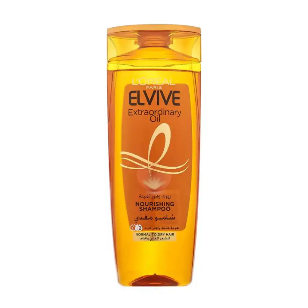 Loreal-Paris-Elvive-Extraordinary-Oil-Nourishing-Shampoo-Normal-To-Dry-Hair-400ml.webp Loreal Paris Elvive Extraordinary Oil Nourishing Shampoo Normal To Dry Hair 400ml - Image 1
