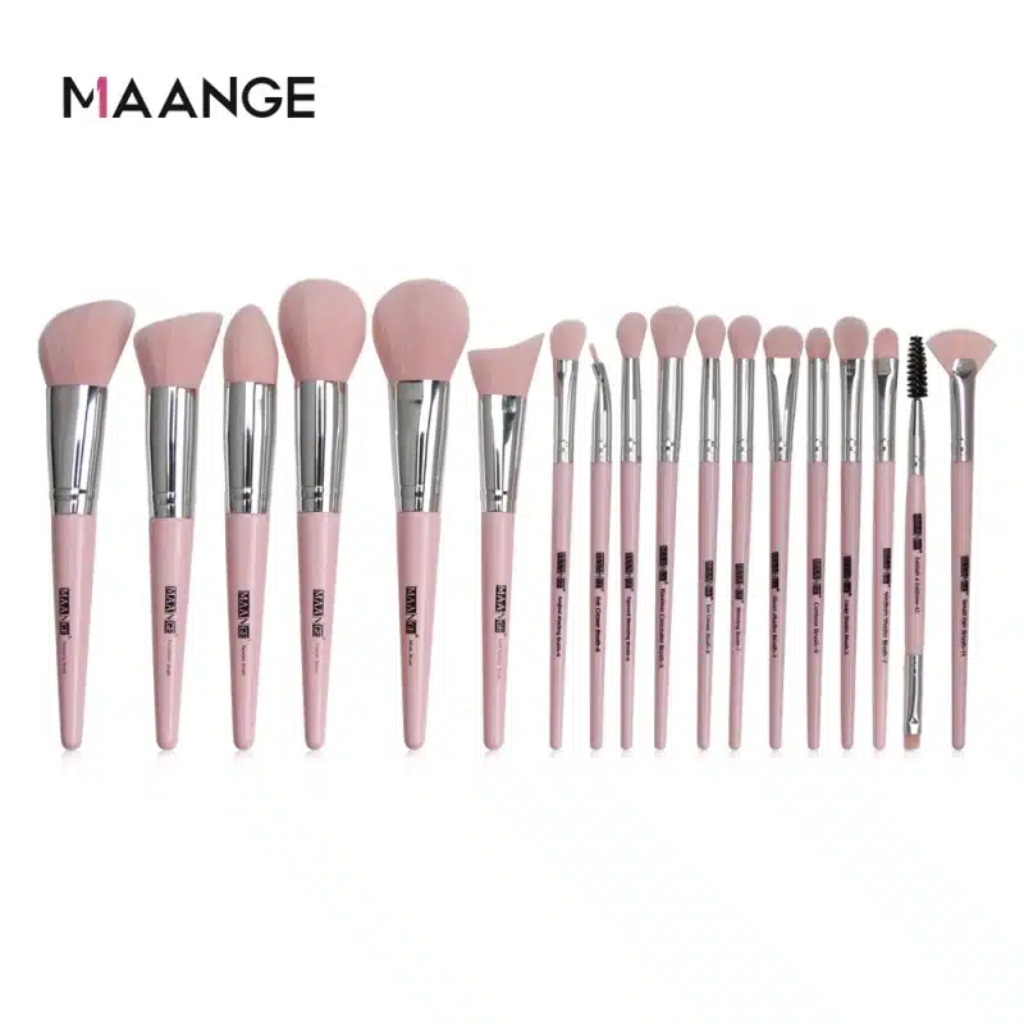 MAANGE-18-Piece-Makeup-Brushes-Set-–-Pink-Color.png MAANGE 18 Piece Makeup Brushes Set – Pink Color - Image 1