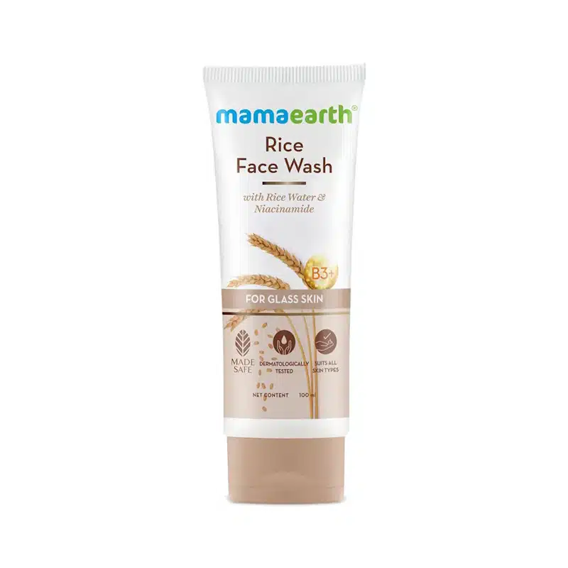 Mamaearth-Rice-Face-Wash-100ml.webp Mamaearth Rice Face Wash – 100ml - Image 1