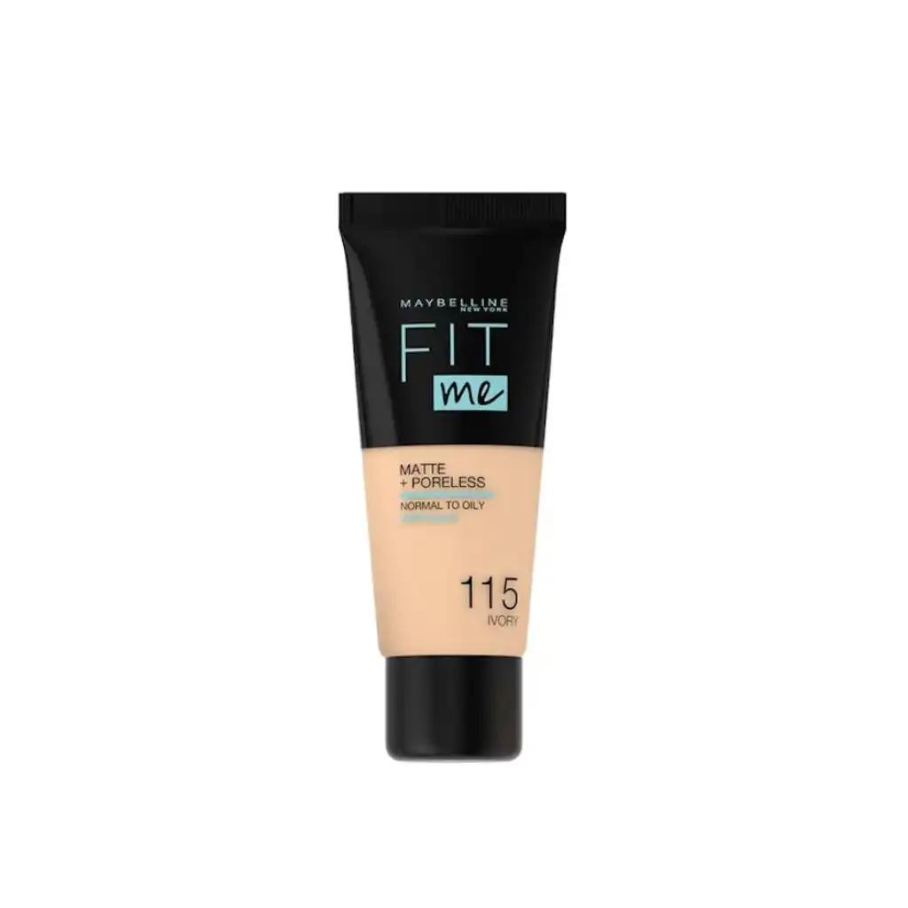 Maybelline-Fit-Me-Matte-Poreless-Foundation-115-Ivory.webp Maybelline Fit Me Matte & Poreless Foundation 115 Ivory - Image 1
