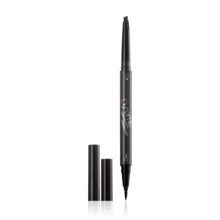Menow Dynamic Liquid Eyeliner With Eyebrow Pencil – Black