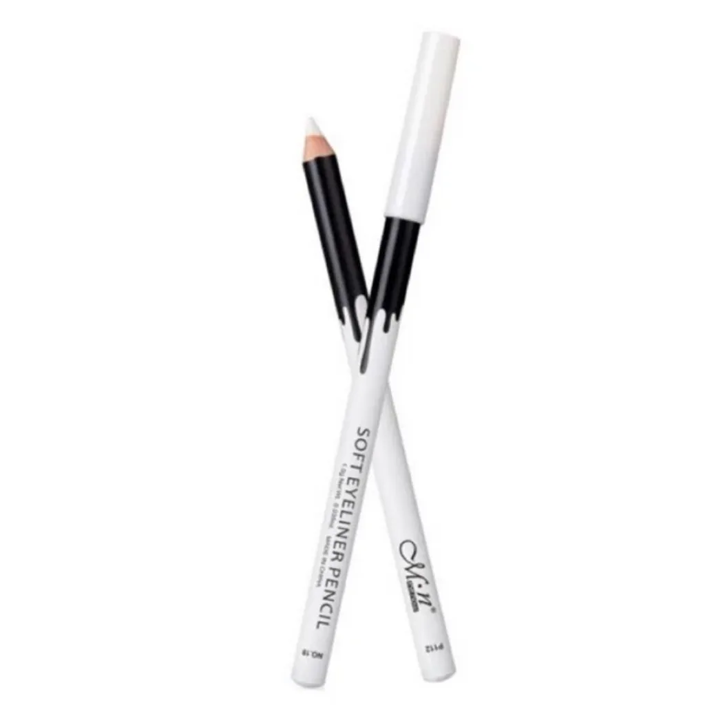 Menow-Soft-Eyeliner-Pencil-White-Kajal.webp Menow Soft Eyeliner Pencil White Kajal - Image 1