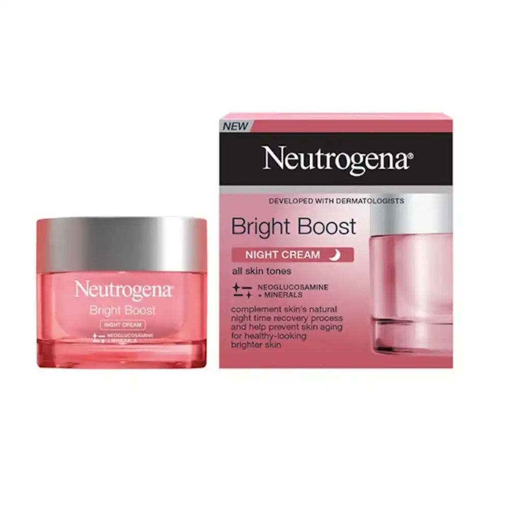 Neutrogena-Bright-Boost-Night-Cream-–-50gm.webp Neutrogena Bright Boost Night Cream – 50gm - Image 1