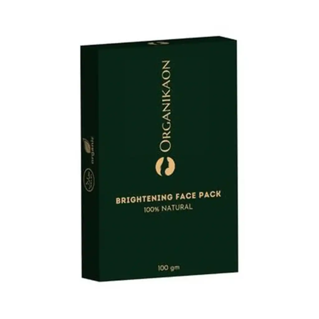 Organikaon-Brightening-Face-Pack-100-Natural-–-100gm.webp Organikaon Brightening Face Pack 100% Natural – 100gm - Image 1