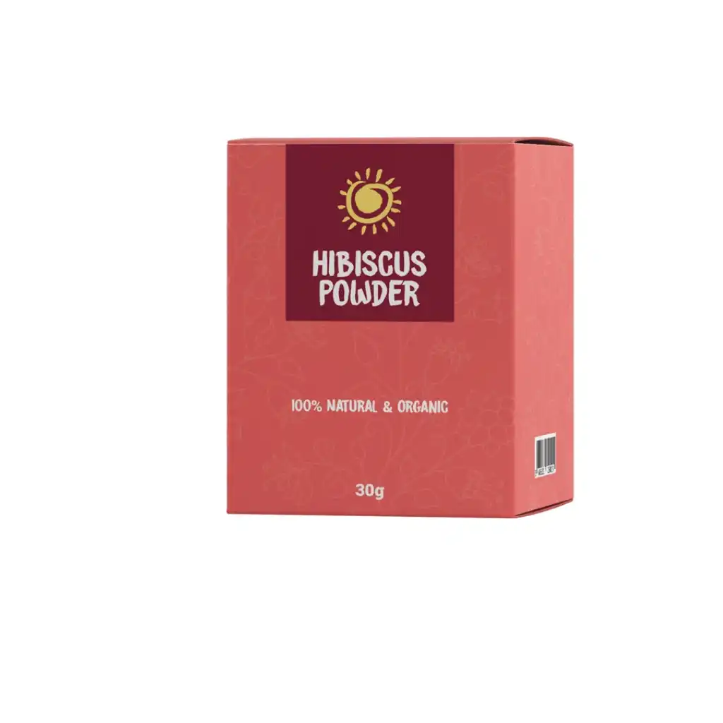 Rajkonna-Hibiscus-Powder-30g.webp Rajkonna Hibiscus Powder 30g - Image 1