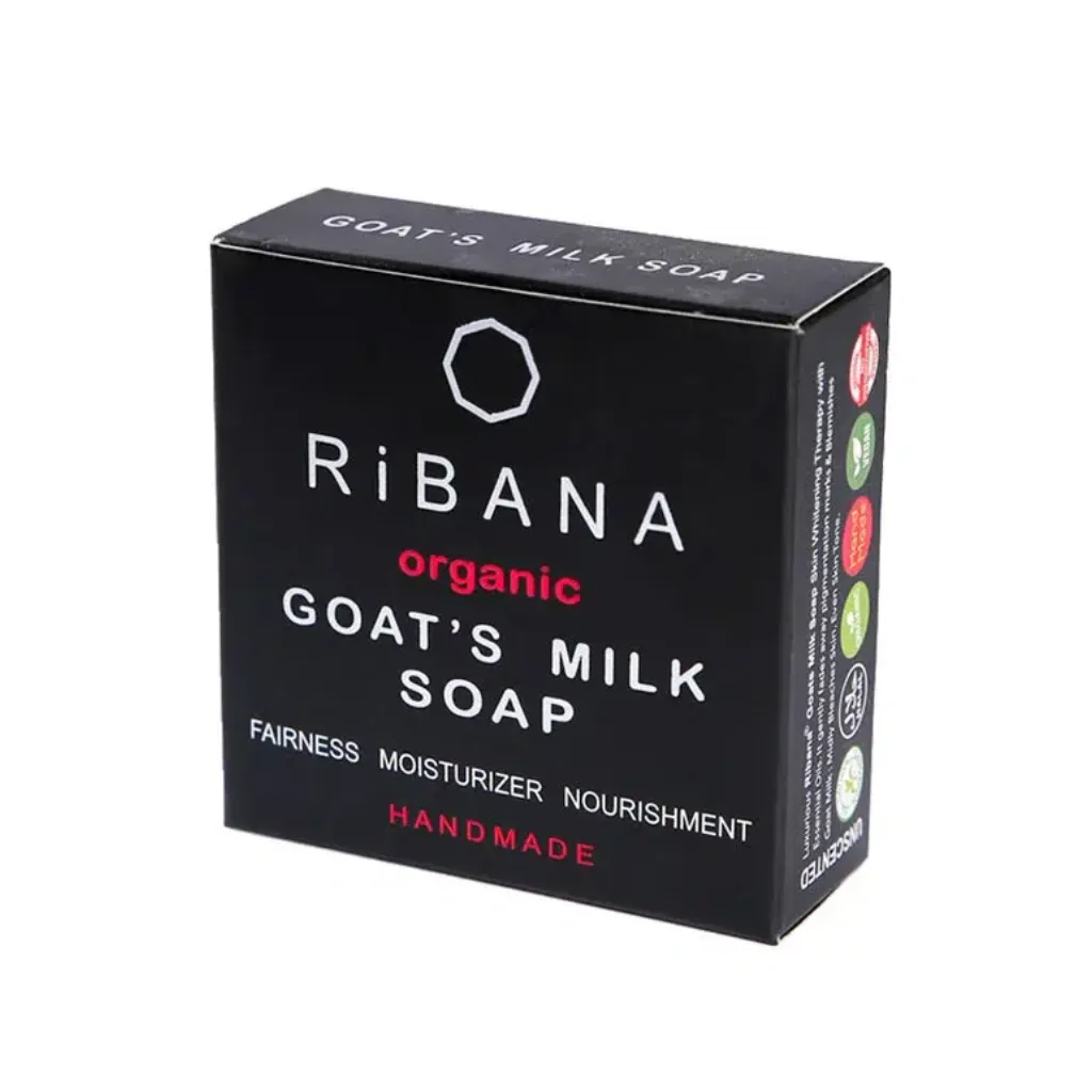 Ribana-Organic-Goats-Milk-Soap-–-120-gm.webp Ribana Organic Goats Milk Soap – 120 gm - Image 1