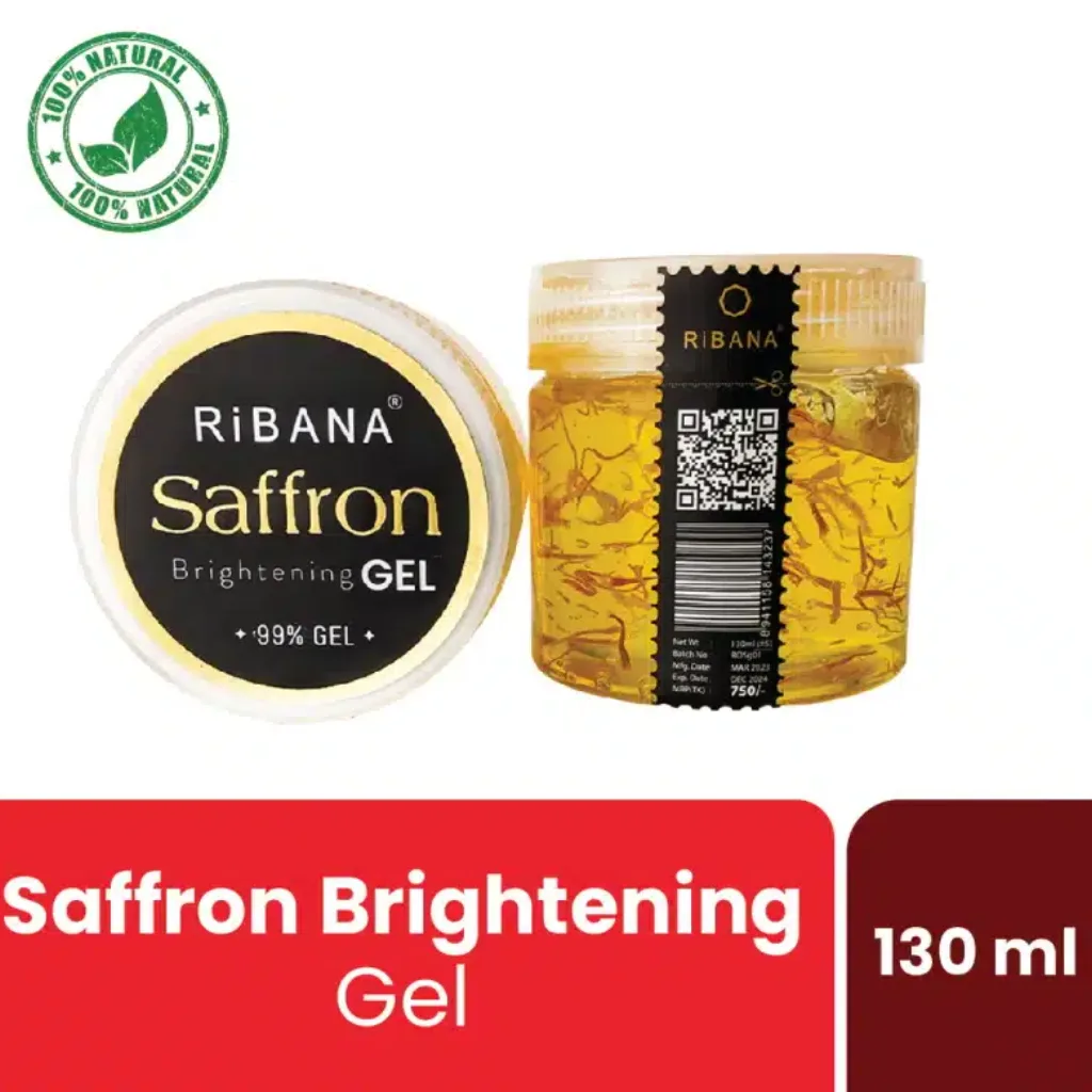 Ribana-Saffron-Brightening-Gel-130ml.webp Ribana Saffron Brightening Gel -130ml - Image 1