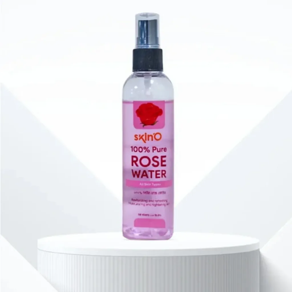 SkinO-Pure-Rose-Water-100-100ml.webp SkinO Pure Rose Water 100% 100ml - Image 1
