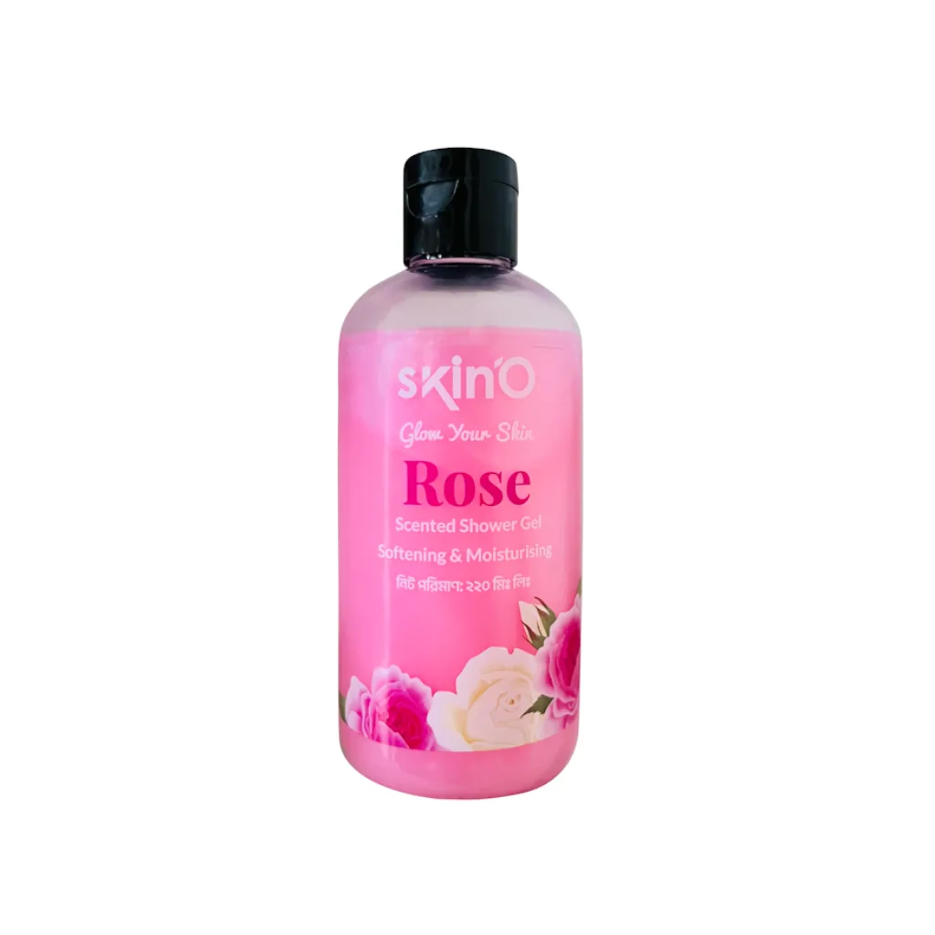 Skino-Rose-Scented-Shower-Gel-–-220ml.webp Skino Rose Scented Shower Gel – 220ml - Image 1