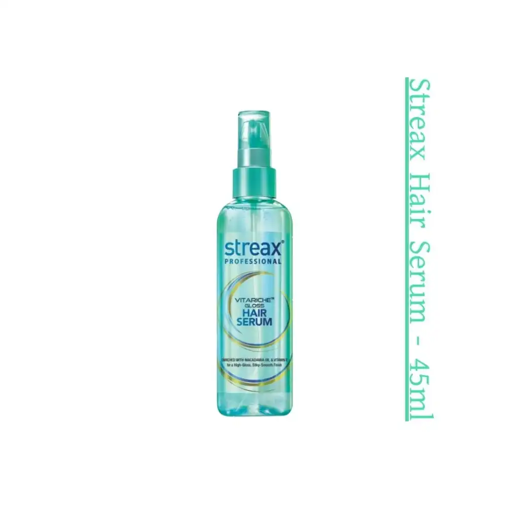 Streax-Vitariche-Gloss-Hair-Serum-–-45ml.webp Streax Vitariche Gloss Hair Serum – 45ml - Image 1