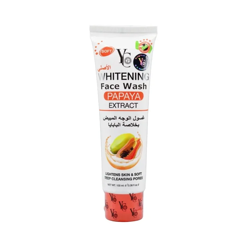 YC-Papaya-Whitening-Face-Wash-100ml.webp YC Papaya Whitening Face Wash – 100ml - Image 1