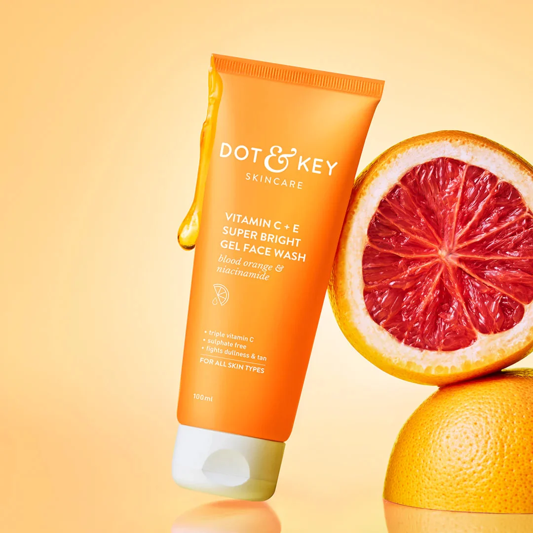 photo_2024-12-05_12-40-36.webp Dot & Key Vitamin C Gel Face Wash + E Super Bright – 100ml - Image 1