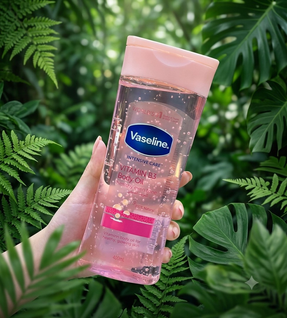 Vaseline Vitamin B3 Body Oil | The Care Vaseline Vitamin B3 Body Oil